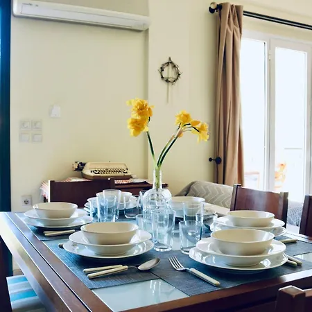 Apartamento Trizonia View House - Glyfada Village By Mps Glyfada (Phocis)